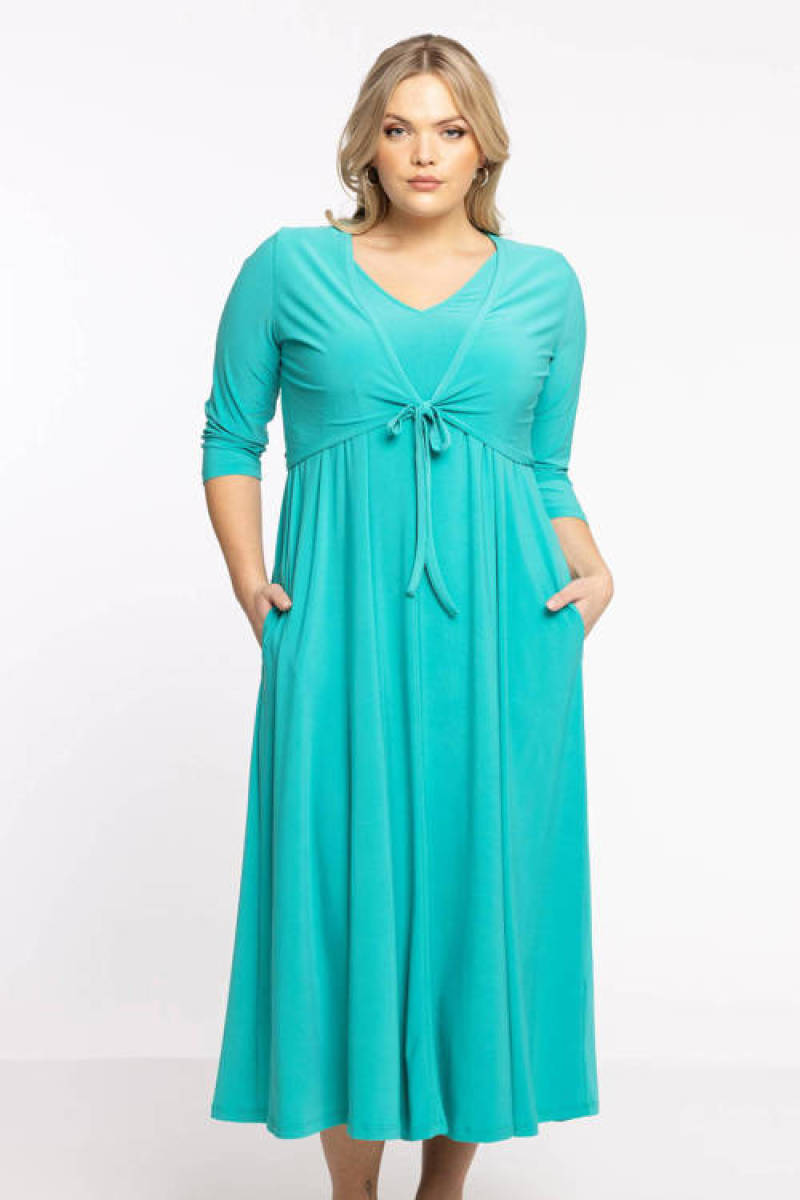 Yoek bolero turquoise