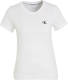 CALVIN KLEIN JEANS T-shirt met logo wit