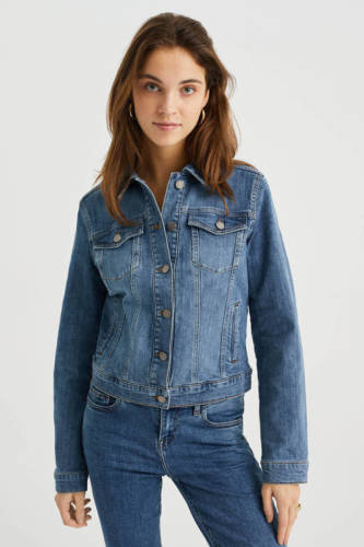 WE Fashion spijkerjasje medium blue denim