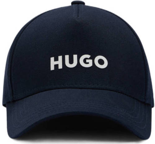 Hugo pet met logo donkerblauw