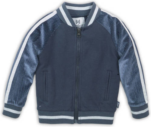 Koko Noko vest blauw/grijs