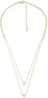 Fossil gelaagde ketting JF04357998 Sadie goudkleurig