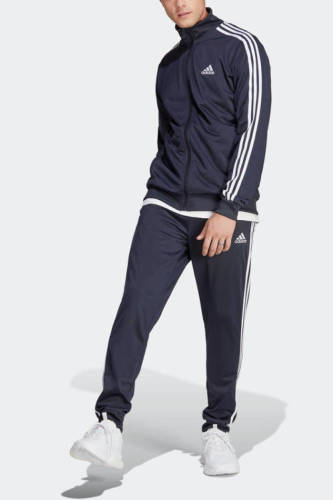 adidas Sportswear trainingspak donkerblauw/wit