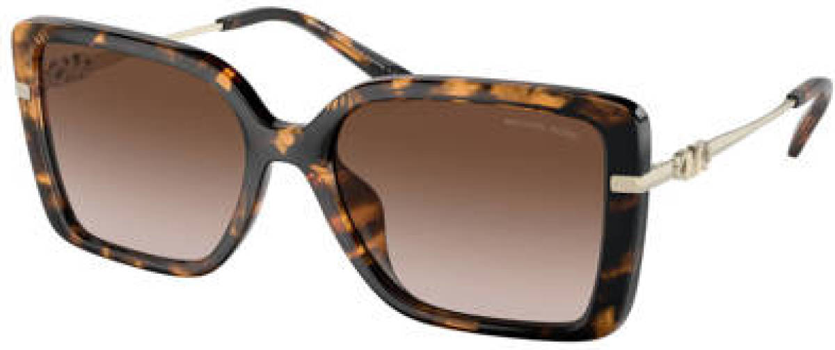Michael Kors zonnebril 0MK2174U met tortoise print bruin/goudkleurig