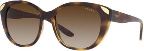 Vogue zonnebril 0VO5457S met tortoise print donkerbruin