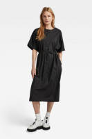 G-star Raw jurk Adjustable Waist Dress Wmn met ceintuur zwart
