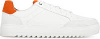 Ps poelman MIKE leren sneakers wit/oranje
