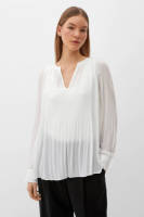 s.Oliver BLACK LABEL semi-transparante top wit