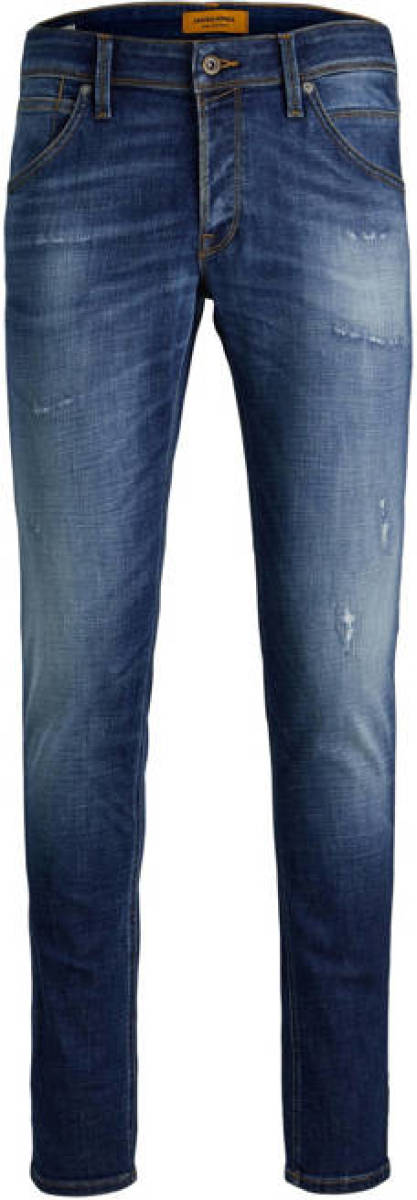 JACK & JONES PLUS SIZE slim fit jeans JJIGLENN Plus Size blue denim