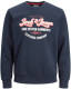 Jack & Jones sweater JJANDY met logo navy blazer