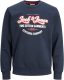 Jack & Jones sweater JJANDY met logo navy blazer