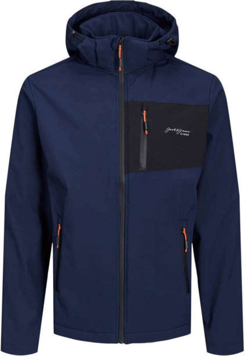 Jack & Jones softshell jas JJTYSON navy blazer