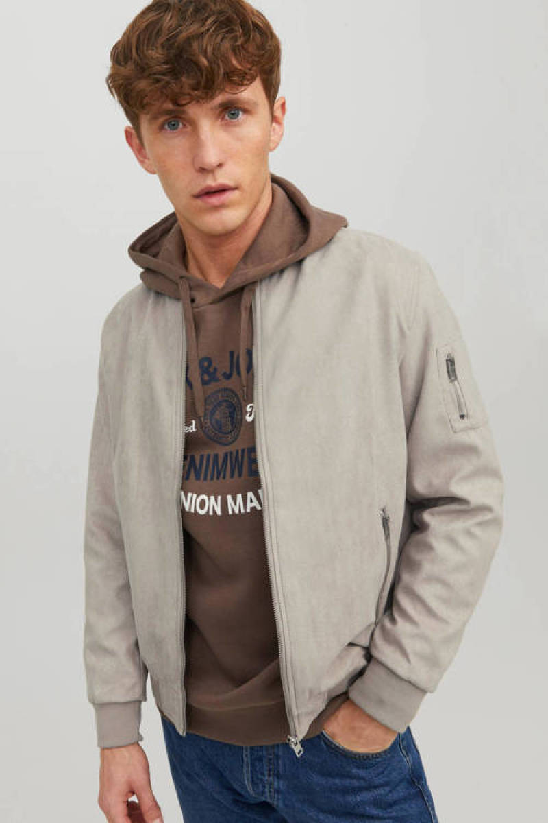 Jack & Jones ESSENTIALS bomberjack JJEROCKY beige