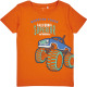 NAME IT MINI T-shirt NMMBERT met printopdruk oranje