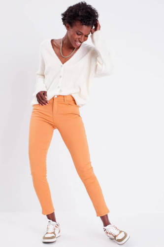 Cache Cache slim fit jeans oranje