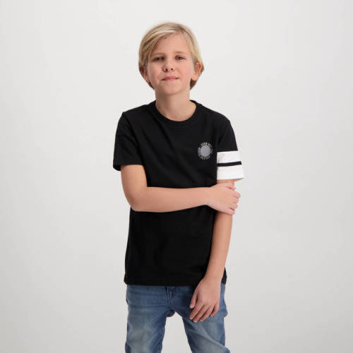 Cars T-shirt Kids LOET TS Black met logo zwart