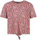 Cars gebloemd T-shirt Alia rood/multi