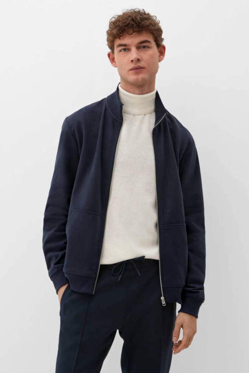 s.Oliver sweatvest donker blauw