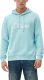 s.Oliver hoodie met logo turquoise