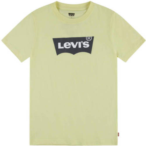 Levi's Kids T-shirt Batwing met logo groen