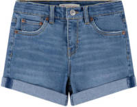 Levi's Kids Girlfriend regular fit short donkerblauw