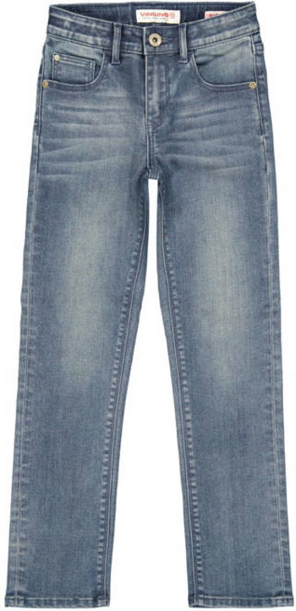 Vingino straight fit jeans CELLY greyish blue denim