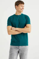 WE Fashion slim fit T-shirt deep teal