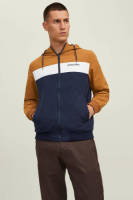 Jack & Jones ESSENTIALS jas JJERUSH rubber/wit/donkerblauw