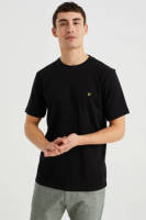 WE Fashion regular fit T-shirt black uni
