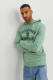 Jack & Jones ESSENTIALS hoodie met logo granite green