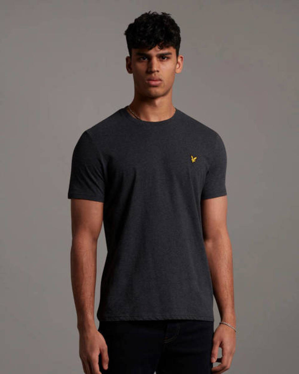 Lyle & Scott Regular fit T-shirt charcoal marl