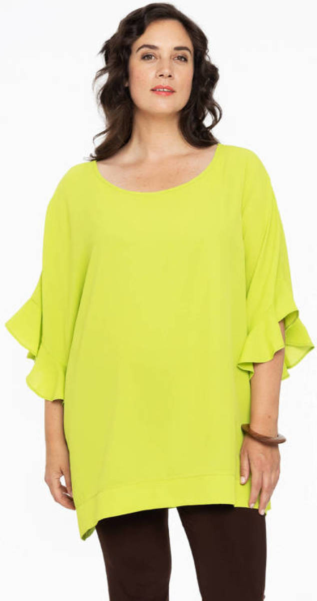 Yoek top limegroen