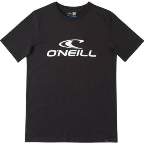 O'Neill T-shirt Wave met logo zwart/wit