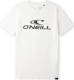 O'Neill T-shirt Wave met logo wit/zwart