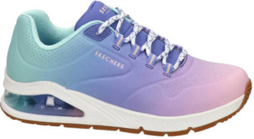 Skechers Street uno 2 sneakers blauw/roze