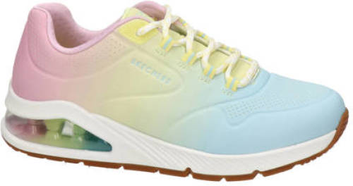 Skechers Street uno 2 sneakers lichtroze/lichtblauw