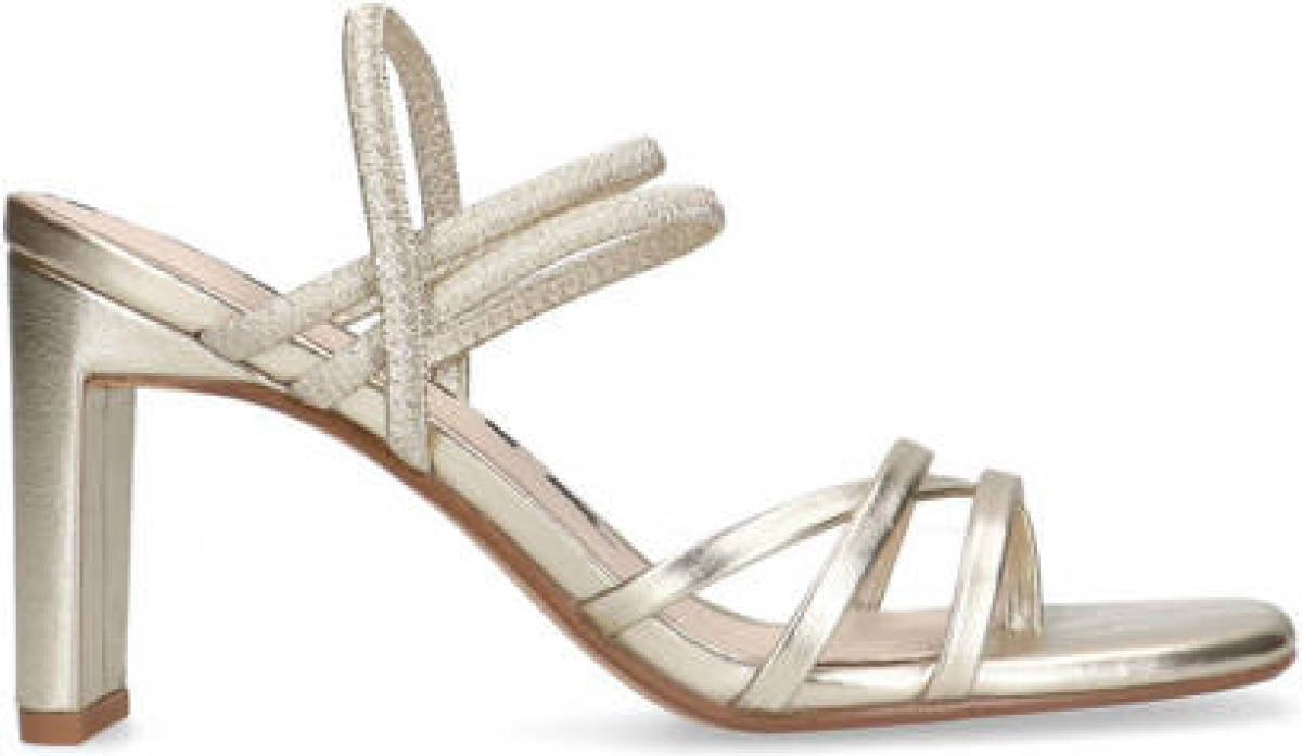Sacha sandalettes goud metallic