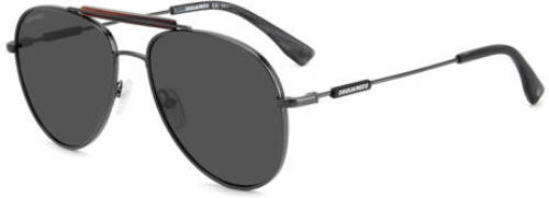 Dsquared zonnebril 0045 S antraciet