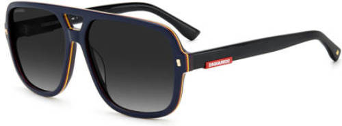 Dsquared zonnebril 0003 S blauw/zwart