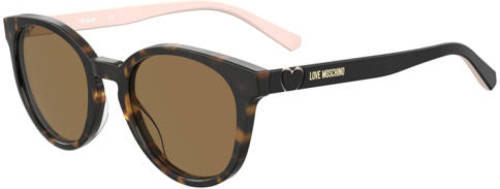 Love Moschino zonnebril 040 S met tortoise bruin