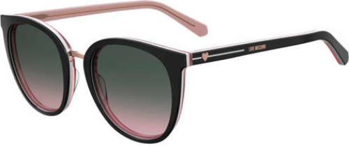 Love Moschino zonnebril 016 S zwart/roze/wit