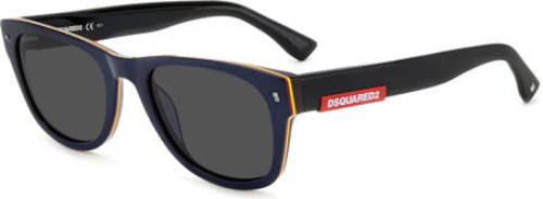 Dsquared zonnebril 0046 S blauw/zwart