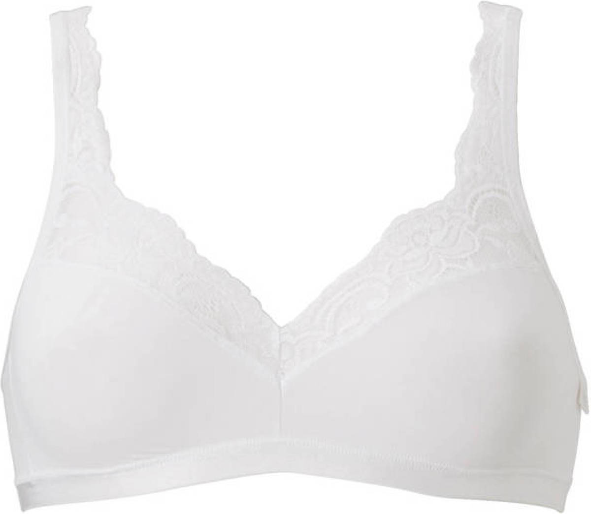 Sloggi Romance bh zonder beugel wit