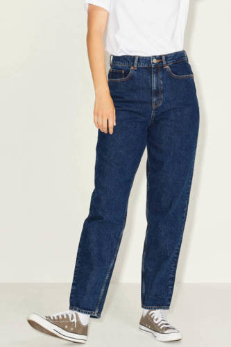 JJXX high waist mom jeans JXLISBON dark blue denim