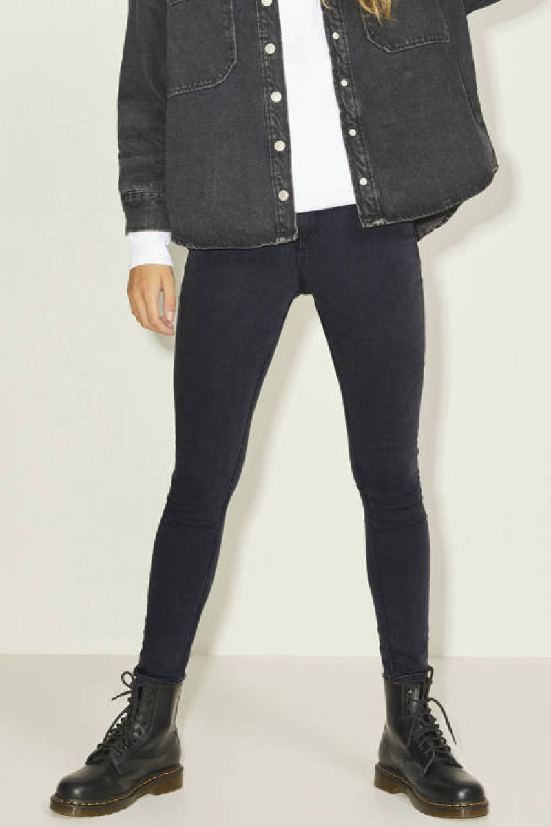 JJXX high waist skinny jeans JXVIENNA black denim