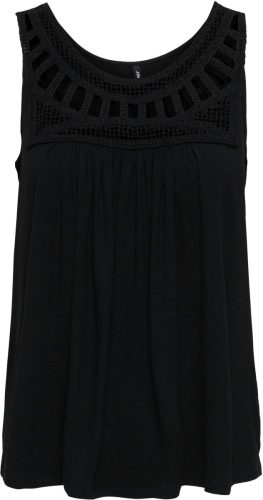 Only top ONLLINE met open detail zwart