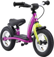 Bikestar Classic, 10 inch loopfiets, paars / wit