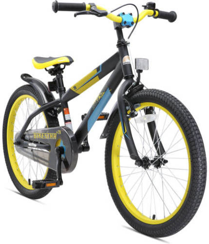 Bikestar Urban Jungle kinderfiets 20 inch zwart