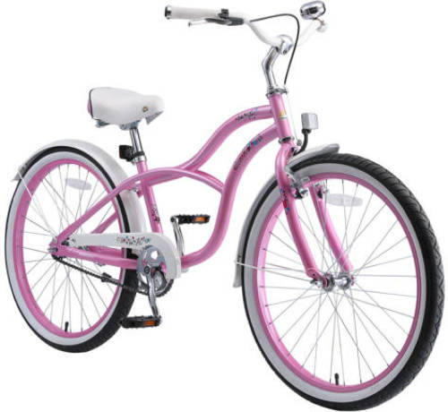 Bikestar Classic kinderfiets 24 inch roze
