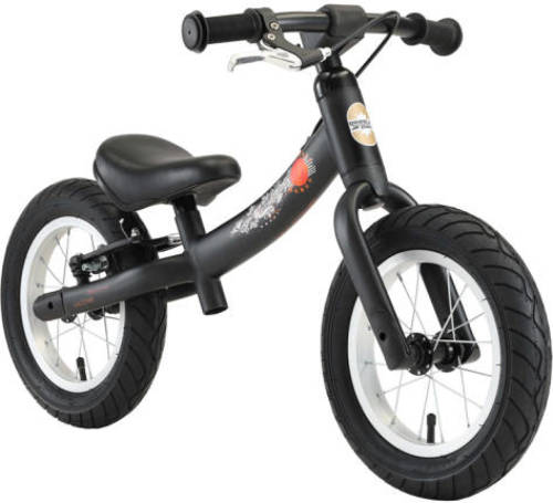 Bikestar Sport, meegroei loopfiets, 12 inch, zwart